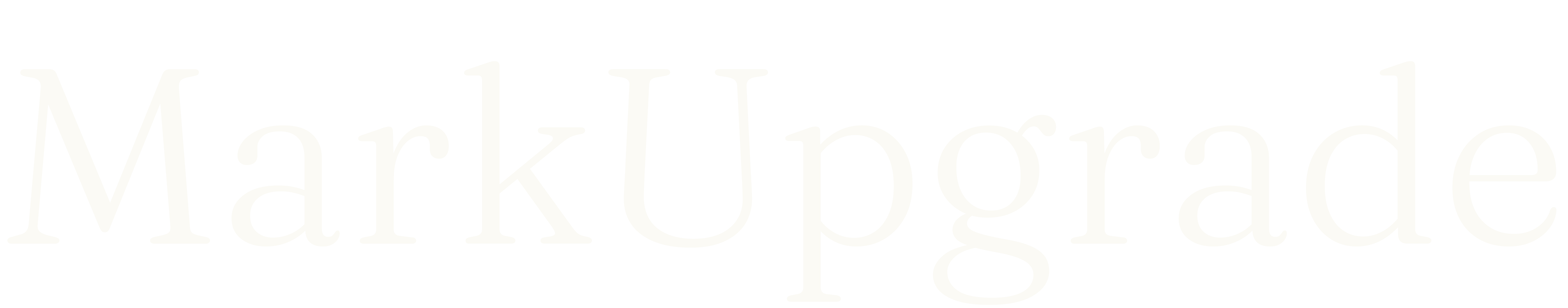 MarkUpgrade wordmark in paper on forest